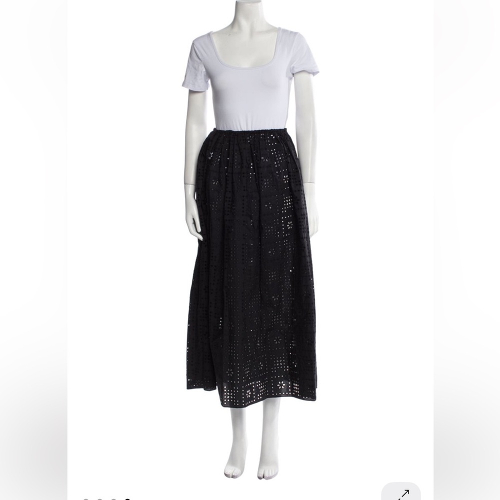 Matteau Lace Pattern Skirt Set – Black – XS - Picture 4 of 4